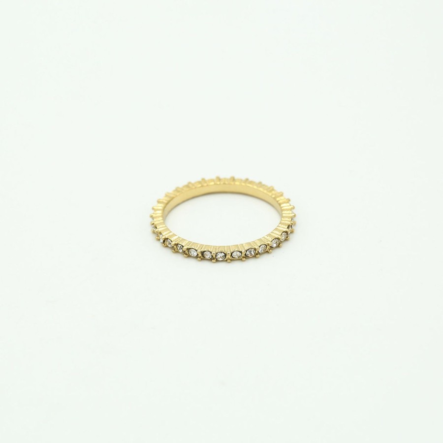 Ringen | Olivia & Kate Gouden Kristallen-Ring