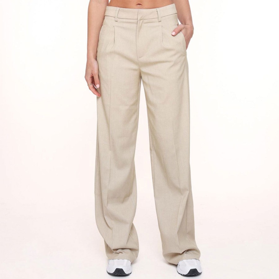 Broeken | Olivia & Kate Beige Studio-Pantalon