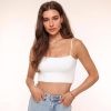 Tops | Olivia & Kate Witte Basic Bandeau-Top