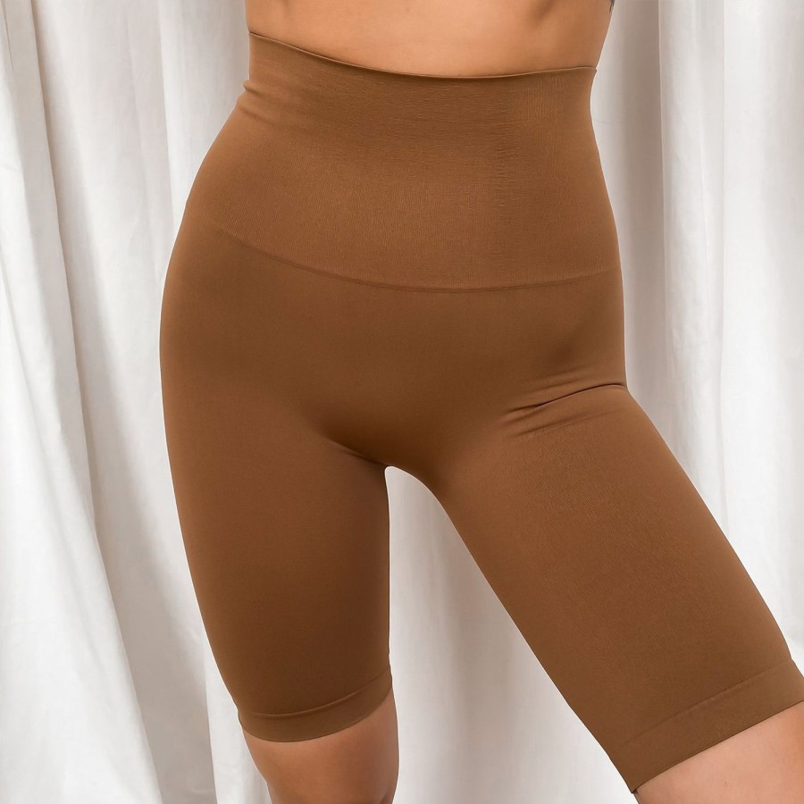 Shapewear | Olivia & Kate Imagine Brown-Shapewear Shorts