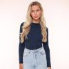 Tops | Olivia & Kate Donkerblauwe-Body