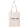 Tops | Olivia & Kate Creme Olivia & Kate Canvas-Tas